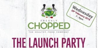 Wednesday – Chopped launch party in Eyre Square Centre chopped launch party