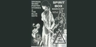 Thursday – Spirit Box spoken word poetry stories spirit box