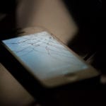 broken phone criminal damage