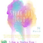 speak out loud