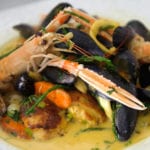 Mussels and Lobster dish