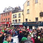 St. Patrick’s Day Parade crowd