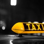 taxi roof sign