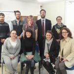 Galway Simon Team with Minister Eoghan Murphy