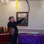 simon playing a horn