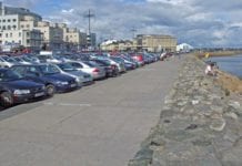 Spring high tides prompt warning against overnight parking in Salthill Galway Daily news Council orders car parks closed ahead of Storm Isha hitting Galway City