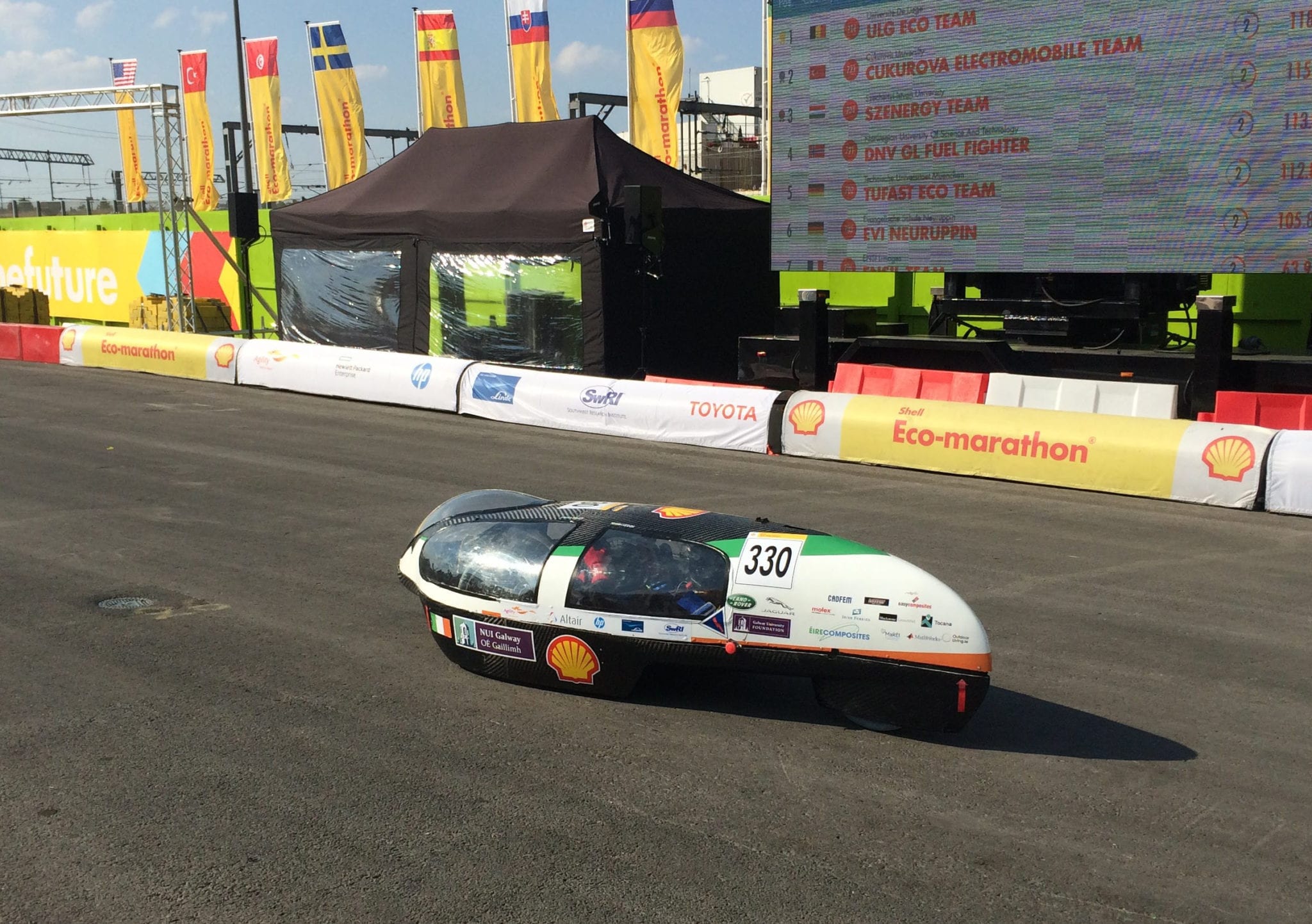 Galway energyefficient car wins top prize at European competition