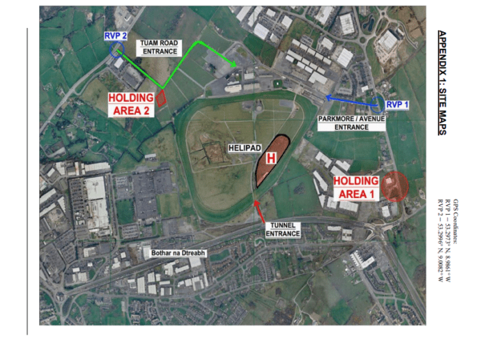 Galway Races car management plan (and other important maps) Galway Daily