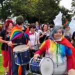 Drummers at Galway Pride
