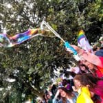 Bubbles at Galway Pride