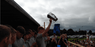 Galway hurlers arrive home in Ballinasloe with the Irish Press Cup Galway daily sports Galway hurlers arrive home at ballinasloe for civic reception
