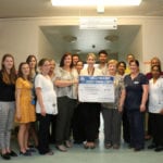 Cheque donation presentation