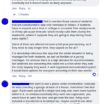 Facebook posts on housing group