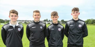 GALWAY UNITED: Kelly, Higgins and Costelloe Sign First Team Contracts "Alan Murphy" "Colin Kelly" "Donal Higgins" "Dara Costelloe"