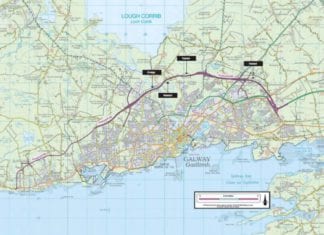 Planning permission granted for N6 Galway City Ring Road Galway Daily news "Irrational" to build roads in climate crisis says group challenging Ring Road