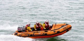 Galway Lifeboat called to recover stranded 32-foot yacht Galway Daily news Lough Derg RNLI rescue two people after boat strikes rocks