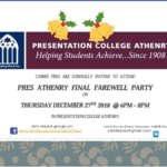 Presentation college farewell party