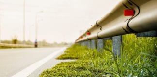 New safety barriers on the N65 near Kilmeen Cross fully installed safety barriers bog road galway daily