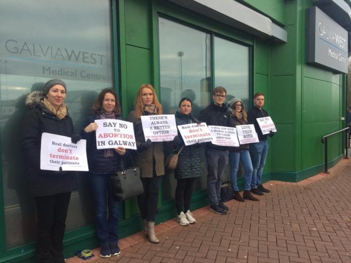 Galway Daily news Calls for exclusion zones after anti-abortion protest at Galway clinic