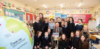 Craughwell students launch 2019 Irish Aid Awards Galway daily news Craughwell students launch 2019 Our World Irish Aid Awards