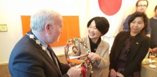 Japanese ambassador visits Galway to promote cultural ties Galway daily news Japanese Ambassador visits Galway