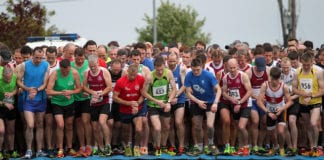 Runners are warming up for the Galway 5km Series 2019 Galway Daily sport warm up for the 2019 5km series