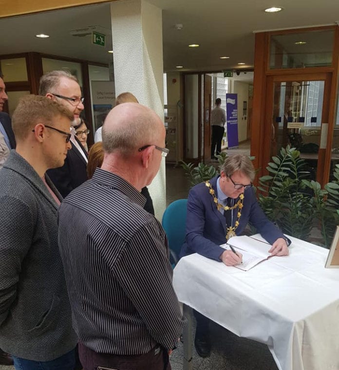 Galway Daily news Book of Condolence for Lyra McKee