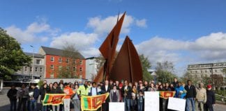 Galwegians stand in solidarity with victims of Sri Lanka Easter attacks Galway Daily news vigil in solidarity with Sri Lanka attack victims