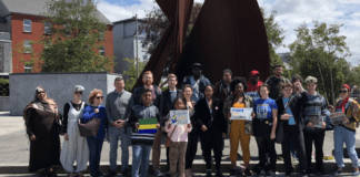 “Tyranny that knows no mercy” – Galway protest over Sudan atrocities Galway Daily news Eyre Square protest over Sudan atrocities