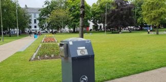 Fifty solar powered compactor bins installed in Galway city Galway daily news Galway one of two clean cities in latest IBAL litter survey
