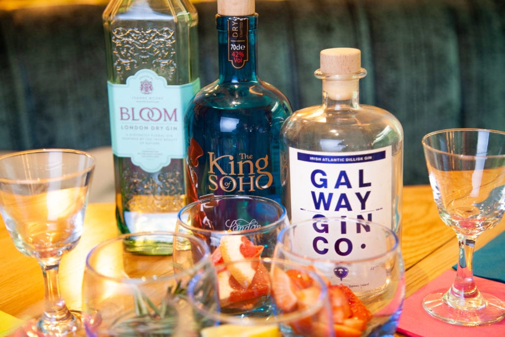 a connoisseur of gin and cocktails with tasting master classes