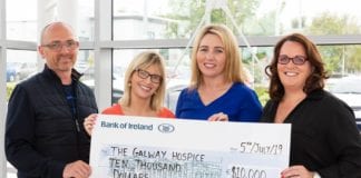 Creganna Medical donates €10,000 to Galway Hospice Galway Daily news Creganna Medical donates €10,000 to Galway Hospice