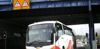 Shock as door falls off Bus Éireann bus travelling to Galway bus eireann bus galway daily