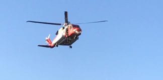 Shipwrecked sailor airlifted to safety