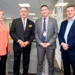 Med-Di-Dia Launch Greer Deal, Bobby Deal, Mayor Mike Cubbard and Edmund O’Connor