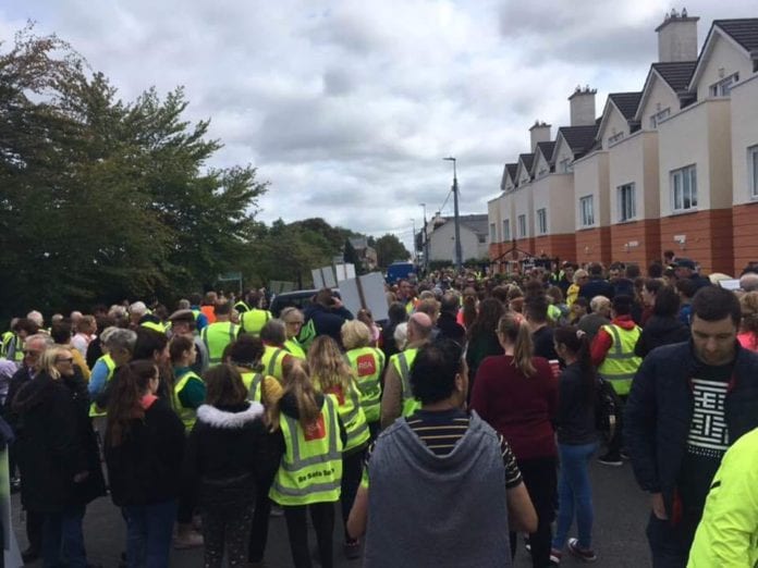 Galway Daily news Over 1,000 march in Oughterard