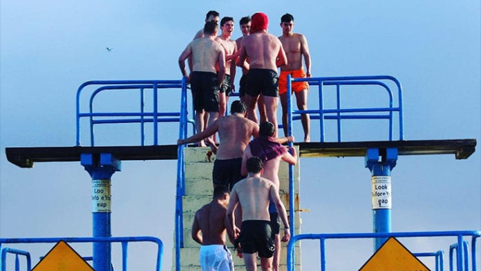 Galway Daily news NUIG students take the plunge for mental health