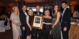 Connacht Hotel honoured for 50th anniversary campaign at Galway Chamber Business Awards Galway Daily business Connacht Hotel Galway Chamber of Commerce Business Awards