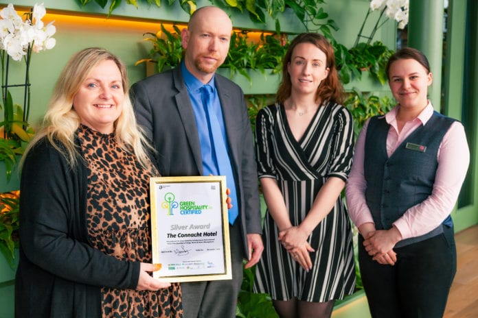 Galway Daily business Connacht Hotel Green Hospitality silver award