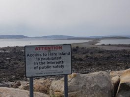 Galway Daily news Galway gardaí ask people not to go to Hare Island