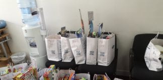 Care packages focusing on wellbeing handed out across Galway galway daily news care packs grd