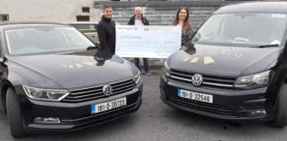COPE Galway receives over €3,500 from Irish warranty company galway daily cope galway home warranties donate money