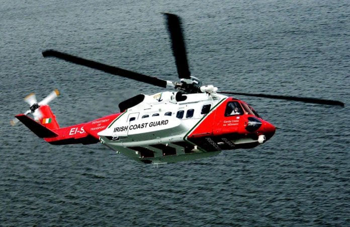 Galway Daily news Rescue helicopter saves fishermen stranded off Inis Mor