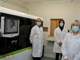 galway daily lab equipment pcr machine uhg hospital galway