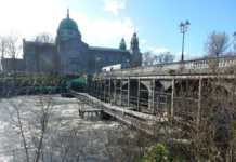 Salmon Weir Bridge roadworks taking place over four nights galway daily news salmon weir bridge galway city nuns island cathedral