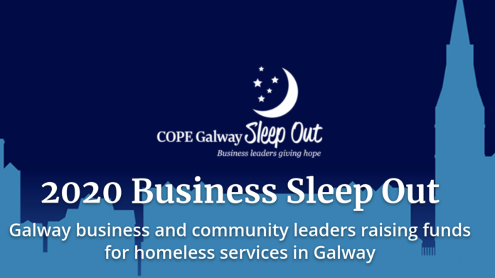 galway daily news sleep out cope galway shop street business