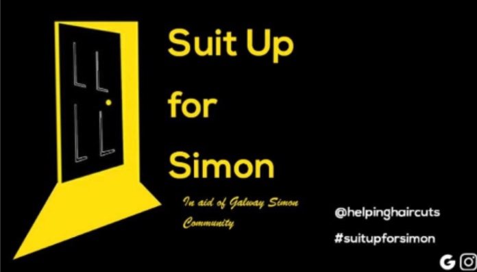 galway daily news helping haircuts suit up for simon