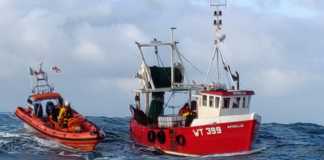 Clifden lifeboats rescue sinking fishing trawler Galway Daily news Clifden lifeboats rescue sinking fishing trawler