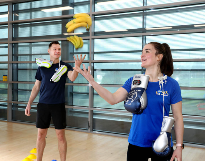 galway daily news fyffes sports stars visit galway schools