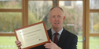 Local charity receives prestigious European acceditation galway daily news neil johnson ceo crói heart and stroke charity galway award
